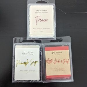 ShanaScents Hand Poured Fall and Summer Wax Melts, Set of 3